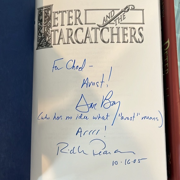 Peter and the Starcatchers 3 books 1st book signed by both authors. - Picture 2 of 2